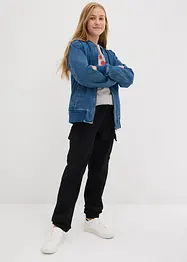 Pantaloni cargo da jogging in puro cotone biologico, bonprix