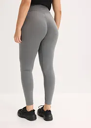 Leggings sportivi senza cuciture, arricciati dietro, bonprix