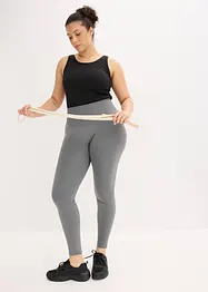 Leggings sportivi senza cuciture, arricciati dietro, bonprix
