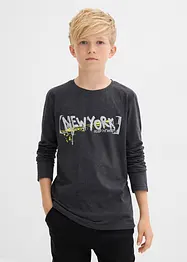 Maglia a maniche lunghe con stampa, bonprix