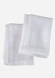 Tovaglioli in tessuto con ricamo traforato (pacco da 2), bonprix