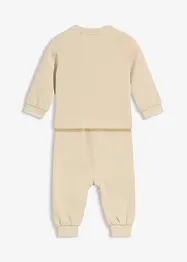 Felpa e pantaloni con cotone biologico (set 2 pezzi), bonprix