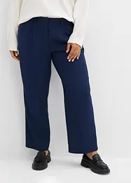 Pantaloni 7/8 larghi in misto cotone biologico elasticizzato, bonprix