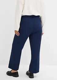Pantaloni 7/8 larghi in misto cotone biologico elasticizzato, bonprix