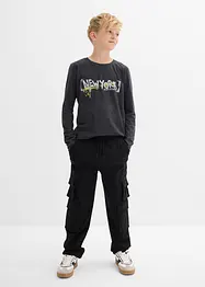Maglia a maniche lunghe con stampa, bonprix