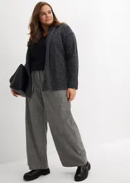 Cardigan in filato peloso morbido, bonprix