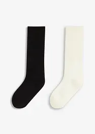 Calzini morbidi con bordo alto (pacco da 2), bonprix