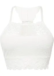 Reggiseno a bustier in pizzo elasticizzato, bonprix