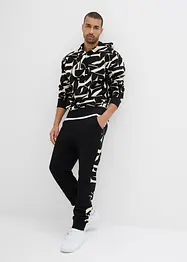 Pantaloni in felpa con inserto, regular fit, bonprix