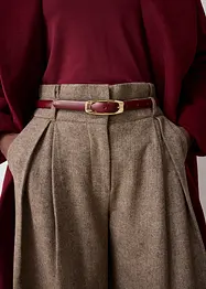 Cintura bassa in pelle, bonprix