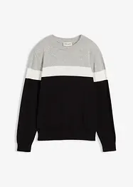 Maglione in filato fine di puro cotone, bonprix