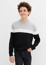 Maglione in filato fine di puro cotone, bonprix