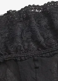 Collant velati con cinturino in pizzo, 15 DEN, bonprix
