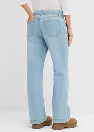 Jeans wide leg con cintura, vita media, bonprix