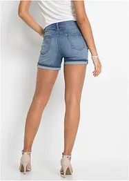 Shorts di jeans con applicazioni, vita media, bonprix