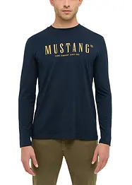 Maglia a maniche lunghe Mustang Asheville in puro cotone, Mustang Jeans