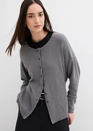 Cardigan sfiancato in misto viscosa, bonprix