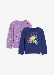 Felpa in puro cotone biologico (pacco da 2), bonprix