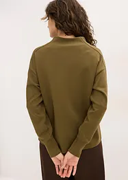 Felpa overzize effetto neoprene, bonprix