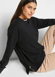 Felpa in misto cotone, bonprix