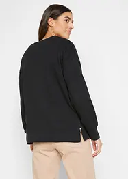 Felpa in misto cotone, bonprix