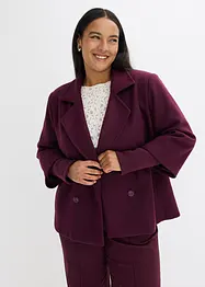 Caban con maniche in maglia, bonprix