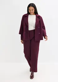 Caban con maniche in maglia, bonprix