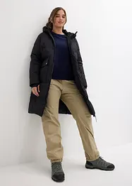 Piumino lungo con dettagli riflettenti, bonprix