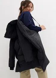 Piumino lungo con dettagli riflettenti, bonprix