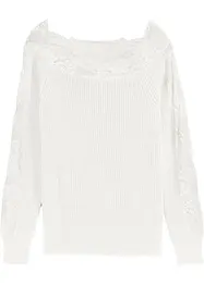 Maglione con pizzo, bonprix