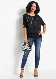 Maglia fluente in misto viscosa, bonprix