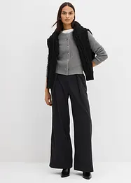 Pantaloni svasati con pinces, bonprix