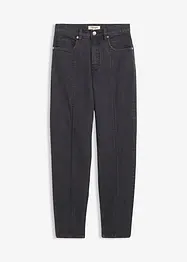 Mom jeans elasticizzati, vita alta, bonprix