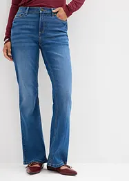Jeans bootcut, vita media, bonprix