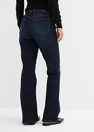 Jeans bootcut, vita media, bonprix