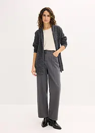 Cardigan in filato peloso morbido, bonprix