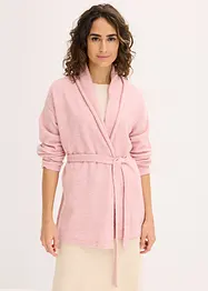 Cardigan in filato peloso morbido, bonprix