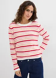 T-shirt in maglia a righe, bonprix