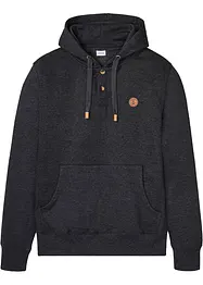 Felpa con cappuccio e interno garzato, bonprix