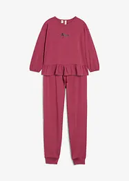 Maglia e pantaloni da jogging con cotone biologico (set 2 pezzi), bonprix
