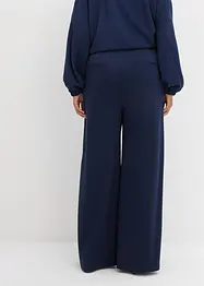 Pantaloni a palazzo in comodo punto di Roma, bonprix