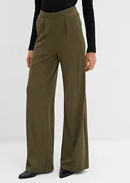 Pantaloni a palazzo in comodo punto di Roma, bonprix