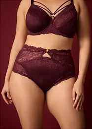 Panty a vita alta in pizzo delicato, bonprix