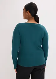 Cardigan in misto viscosa a maglia fine e fluente, bonprix