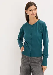 Cardigan in misto viscosa a maglia fine e fluente, bonprix