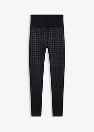 Leggings termici senza cuciture pied-de-poule con interno morbido, bonprix