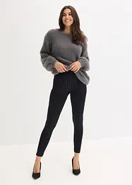 Leggings termici senza cuciture pied-de-poule con interno morbido, bonprix