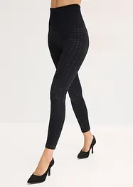 Leggings termici senza cuciture pied-de-poule con interno morbido, bonprix