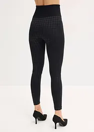 Leggings termici senza cuciture pied-de-poule con interno morbido, bonprix