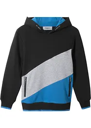 Felpa con cappuccio in puro cotone biologico, bonprix